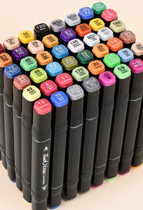 24/40/60/<span class=keywords><strong>80</strong></span>/120/168 marqueurs de couleurs marqueurs de croquis 168 stylo à double brosse <span class=keywords><strong>feutre</strong></span> d'<span class=keywords><strong>alcool</strong></span> Art fournitures scolaires ensemble de dessin - Product Image 4