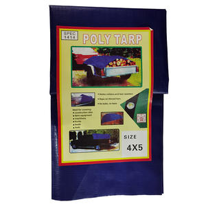 <span class=keywords><strong>Bâche</strong></span> PE légère imperméable bleue de haute qualité 180gsm avec respirabilité pour l'emballage et la couverture extérieure - Product Image 2