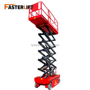 Lift Gunting Udara Kecil Model FL 6-16m Hidrolik Elektrik Kapasitas 130KG Tinggi Maksimum 20m - Product Image 4