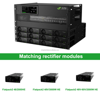 Eltek 19 pouces 4U hauteur de Distribution Flatpack2 48V/24kw redresseur intégré système d'alimentation cc intégré
