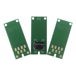 Boîte de maintenance d'encre usagée T6711 avec puce pour <span class=keywords><strong>Epson</strong></span> <span class=keywords><strong>WF</strong></span> 7721 7710 7715 7210 7610 7620 3620 3640 L1455 ET-16500 <span class=keywords><strong>WF</strong></span>-3540 <span class=keywords><strong>WF</strong></span>-<span class=keywords><strong>3520</strong></span> 3010 - Product Image 1