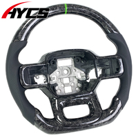 Accessoires intérieurs de voiture personnalisés Volant sport en fibre de carbone forgée pour Ford Raptor F150 F-150 Ranger 2019-2025