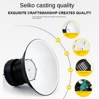 Lampu LED High Bay 100W 150W 200W 300W Reflektor Aluminium Penerangan Gudang Industri Bengkel Supermarket