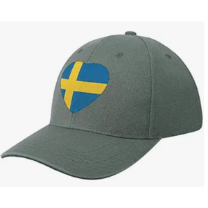 Sweden 2026 Soccer Tournament National Flag Baseball Cap Adjustable <strong>Denim</strong> Cap Plain Baseball Hat for People Outdoor Sports Caps - Product Image 1