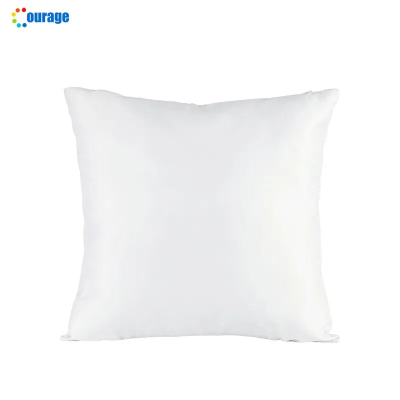 40*40cm Satin Sublimation Pillow Cases Cushion Cover Customize BZ-015