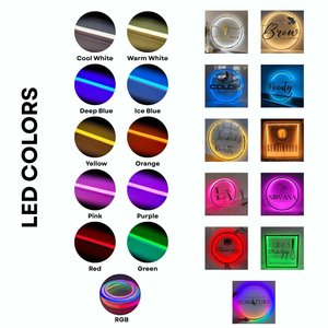 Logo LED campioni e emblema <span class=keywords><strong>del</strong></span> marchio 3d logo segni in metallo segno di nome commerciale segno interno - Product Image 5