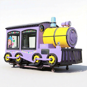Food Cart Small Train Style Customization Special Dining Car Fast Food Car Trailer Aluminum Dining Car - Product Image 4