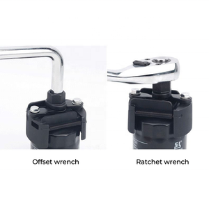 Jeu de clés universelles réglables pour filtre à huile, outil de démontage de filtre à huile en forme de U pour l'entretien du moteur de voiture - Product Image 3
