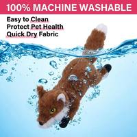 Jouet pour chien en peluche durable et couineur, interactif, résistant à la mastication, pour le nettoyage des dents, fournitures pour animaux de compagnie pour l'entraînement et le jeu des chiots