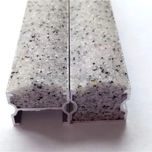 Antideslizante resistente al desgaste Walking Step Nosing Perfil de aluminio Carborundum Insert <span class=keywords><strong>Satir</strong></span> Nosing - Product Image 2