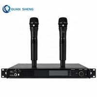 Système de microphone sans fil UHF double canal ANX4 KSM8 KSM9, kit de micros portatifs à son clair pour conférences et églises