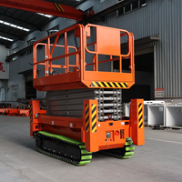 Promotion : Plateforme élévatrice mobile sur chenilles à batterie de 6m, 8m, 10m, 12m pour travaux en coupelle de chantier naval