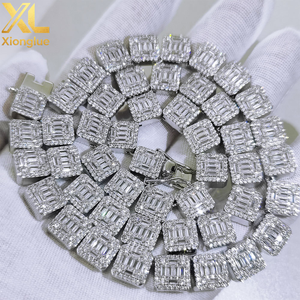 Collar de Cobre Chapado en Oro de 18K de Alta Calidad con Cierre de Caja de Eslabones Cubanos Miami de 10mm, con Circonitas 5A Brillantes, Joyería Hip Hop Unisex - Product Image 2