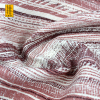 Fabricant de tissu jacquard teint pour tapis rideau maison textile mélange fil Chine 80% coton 20% polyester Jiangsu tissé 310GSM