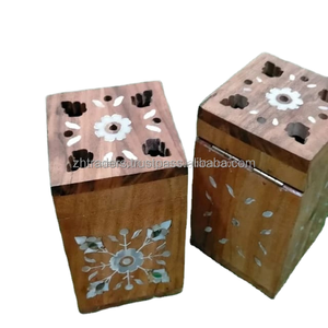 Handmade Solid <b>Wood</b> Madkhan Religious Incense <b>Burner</b>-Best Selling Sandalwood Scented Holder Spring Summer All-Season Homes - Product Image 6