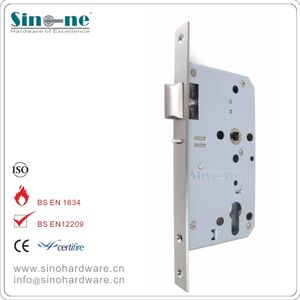 אירו סטנדרטי אש מדורג לגרז אנטי-לתקוע לילה תפס דלת מנעול אש לילה דלת יצוא לאירופה - Product Image 2