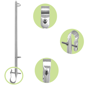 Kit de mât de drapeau en acier inoxydable ISURE MARINE, support de mât de drapeau antirouille, matériel marin pour camping-car/<span class=keywords><strong>bateau</strong></span> - Product Image 4