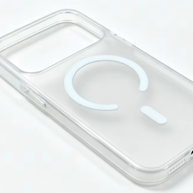 Original Look Magnetic Phone Case for iPhone 18, Big Camera Hole Matte Oil Sprayed Translucent Shockproof Cover