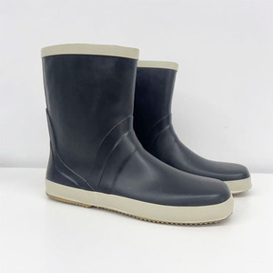 Bottes De Pluie - HORKA - PVC Bleu - Antidérapant - Imperméables - Haute Tige Bleu - Chaussures
