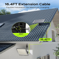 Nouvelle lampe murale LED de sécurité à détecteur de mouvement solaire, étanche IP66, lentille convexe, 50 % plus lumineuse, 6-12 heures, pour route, paysage, jardin, porche