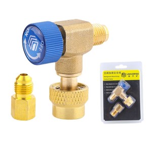 Vanne de sécurité de charge de réfrigérant à 90 degrés Eonian Era R410 R22 pour climatiseur, anti-corrosion, murale - Product Image 5