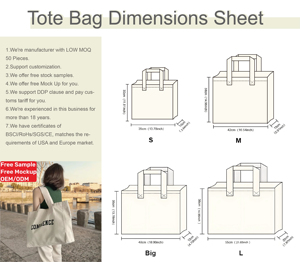 <span class=keywords><strong>Sac</strong></span> fourre-tout en toile de <span class=keywords><strong>coton</strong></span> personnalisé avec logo imprimé, grand format, pour la plage, les cadeaux ou le shopping - Product Image 6