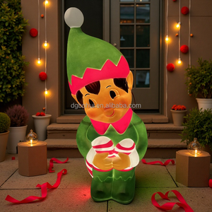 ตุ๊กตาเอลฟ์คริสต์มาส ของตกแต่งไฟ LED รูปเอลฟ์คริสต์มาส - Product Image 2