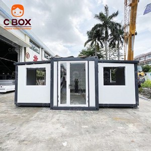Cbox 40ft Office Prefab Foldable Tiny Home Living Units Hotel Dormitory Sandwich Panel Mining Camp Expandable Container House - Product Image 2