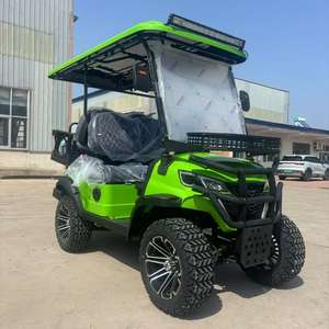 Voiture de golf électrique à haute garde au sol, 3-4 places, avec kit de levage, siège arrière cargo pour les stations de ski hors route, location, haute performance - Product Image 3