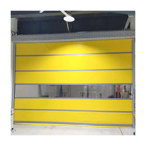 Tự Động Pvc Nhựa Tốc Độ Cao Rolling Shutter Cửa Cho Kho Với Clear View - Product Image 2