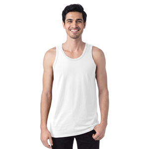 Comfortable Men Tank Top breathable hot selling anti wrinkle <b>light</b> weight latest designs best stuff reasonable rate Men Tank Top - Product Image 1