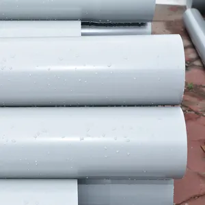 전문 플라스틱 UPVC 피팅 DIN 표준 PVC-U 산업 파이프 피팅 얇은 벽 파이프