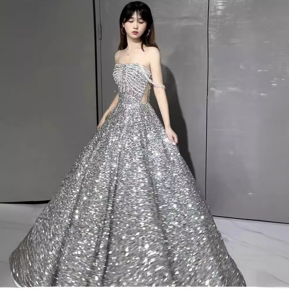 dress vestido amplio con malla fina shein