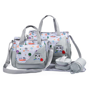 Benutzer definierte große Kapazität wasserdichte Mama Windel Rucksack Reise Baby Windel Einkaufstasche - Product Image 1