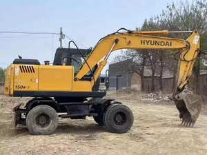 Low Price R150W-7 Good Performance Used Original Wheel Excavator Hyundai 150W-7 for Sale - Product Image 3