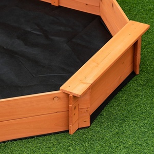 Caja de Arena para Niños al Aire Libre de <span class=keywords><strong>Madera</strong></span> Maciza de 3 a 8 Años - Product Image 6