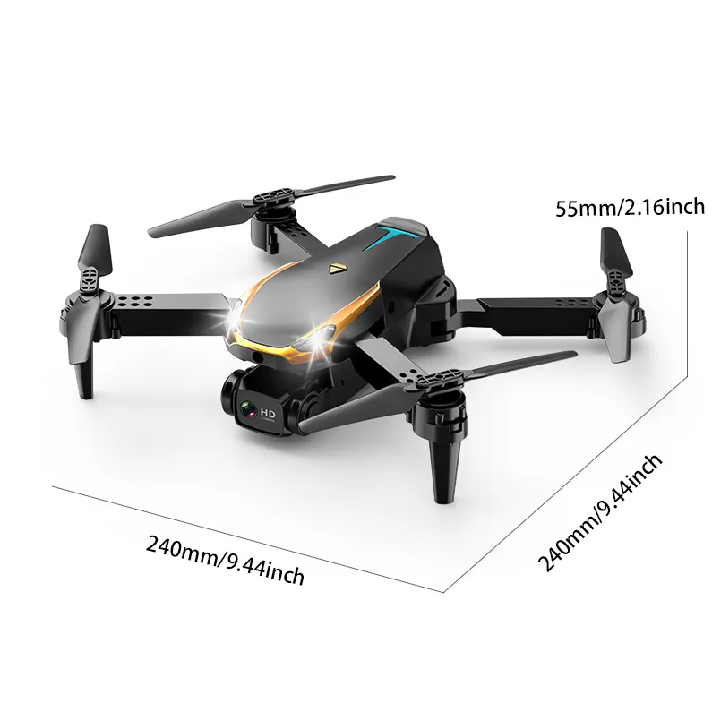 Drone pemula drone M8 dengan kamera tunggal 4k, pesawat nirawak pengendalian jarak jauh tanpa sikat profesional