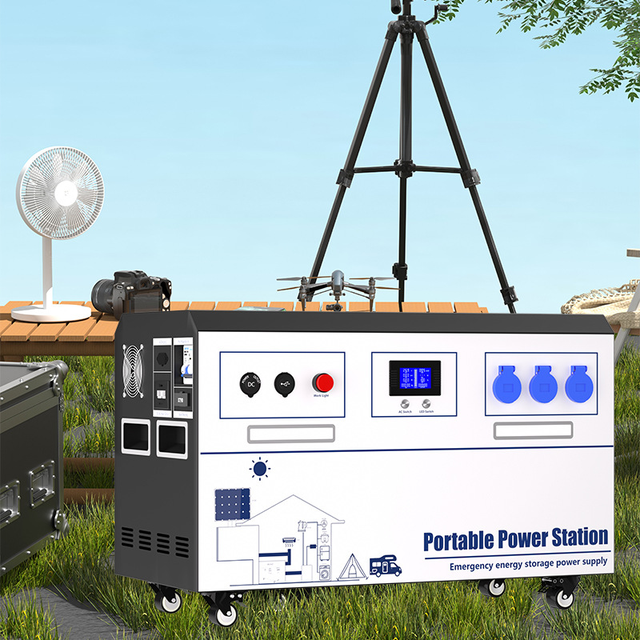 Lifepo4 Solar Power Station 10000w All in One Lithium Battery Portable Solar Power Station for Camping Rv Use Design