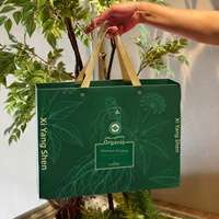 Coffret Cadeau de Ginseng Américain Biologique, Ensemble Cadeau Nourrissant avec Ginseng Sans Soufre 54g en Tranches Provenant de la Source du Jilin