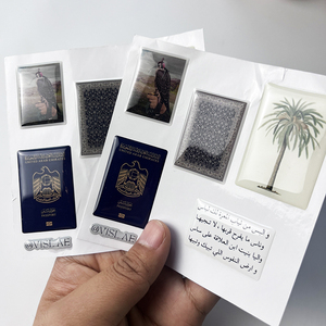 Autocollant de téléphone en dôme <span class=keywords><strong>transparent</strong></span> en époxy 3D, cadeaux créatifs en colle de cristal personnalisée, respectueux de l'environnement, pour coques de téléphone - Product Image 5