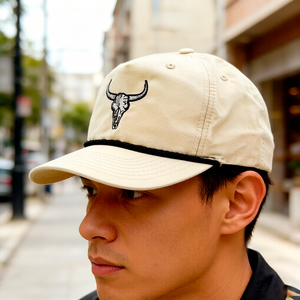 256 Gorra Snapback de 5 Paneles con Diseño de Calavera de Vaca, Estilo Sombrero de Cuerda, de Perfil Bajo, en Lona de Nylon Suave, Unisex, para Actividades al Aire Libre, Pesca, Playa y Moda - Product Image 6