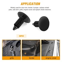 Lot de 151 clips de fixation durables pour pare-chocs de voiture, assortiment avec outils d'installation