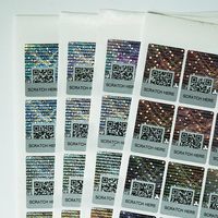 Etiquetas de Alta Seguridad de Alta Calidad, Suministro Directo de Fábrica, Etiquetas Adhesivas con Código QR Transparente Personalizadas, Etiquetas Profesionales Anti-falsificación