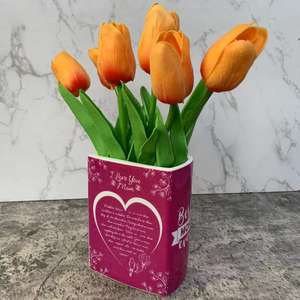 Florero de libro nórdico para sala de estar para flores secas, jarrones decorativos para jardín del Día de la madre, jarrón moderno para decoración de boda, maceta de flores - Product Image 6