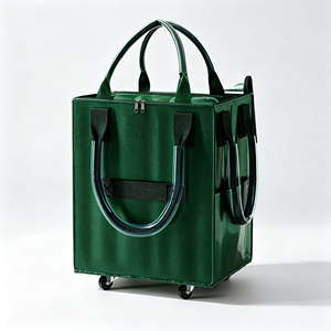 340L Commercial Grocery <b>Cart</b> Large Capacity Heavy Duty Wire Trolley Silent <b>Rolling</b> Wheels Supermarket Store Use Set Kit Pro - Product Image 6