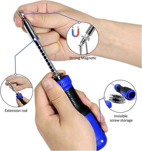 Juego de Destornilladores Torx Phillips de Precisión 142 en 1, Personalizable, OEM, Plástico Industrial, Acabado Cromado, para Reparación de Computadoras, Bricolaje, Acero - Product Image 4