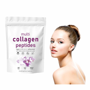 Péptidos de colágeno múltiple de etiqueta privada, péptidos de proteínas hidrolizadas en polvo con ácido hialurónico, biotina y vitamina C en polvo - Product Image 1