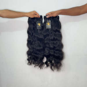 Unprocessed Wholesale Wavy straight Hair Vendors,Brazilian Curly raw human hair, Virgin Curly Raw Deepwave hair <b>bundles</b> - Product Image 2