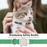 Nouveau collier réfléchissant en PP pour chat – Confortable, respirant, imperméable, durable, avec boucle anti-chute, conçu pour ne pas accrocher la fourrure des chats