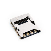 Konektor Soket Kartu Flash PCB Tipe Push Push Harga Murah Terlaris Mup untuk Kartu Memori Mainan Elektronik